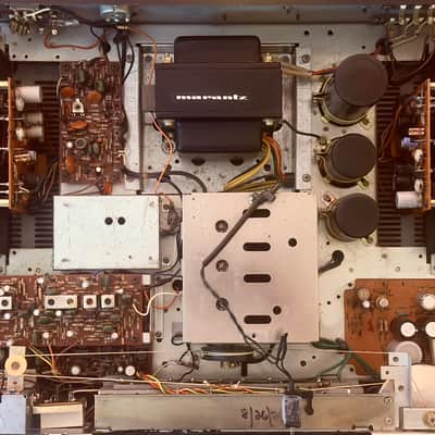 ✨ Marantz 2230 Vintage Receiver — Serviced • Partial Recap • Warm-White LED • New Vellum • Wood-Grain Metal Cover image 17