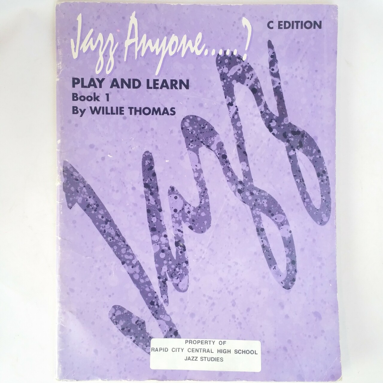 Jazz Anyone?Play And Learn Book 1 by Willie Thomas C Edition Instructional Music — main photograph
