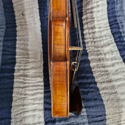 Carlo Anselmo northern Italy Handmade stradavarious copy antique - brown varnish 4/4 image 15