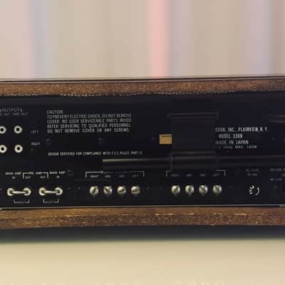 πΆβ¨ Harman Kardon 330B / HK 330B Vintage Stereo Receiver w/ Original Wood Cover β Serviced, Cleaned, Tested image 11