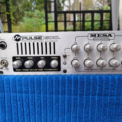 Mesa Boogie M-Pulse 600 Simul-State 600-Watt Rackmount Bass Amp Head 2001 - 2012 - Silver image 2