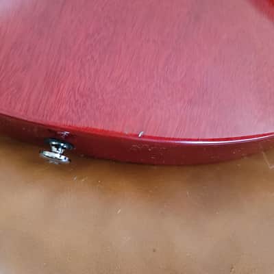 2008 ESP LTD EC-100QM Electric Guitar – See-Thru Black Cherry Quilt Top image 20
