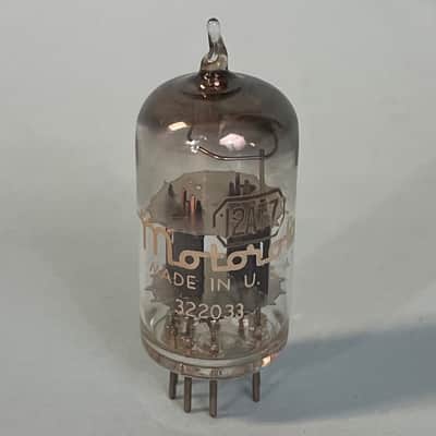 1950 Tung Sol 12AT7 ECC81 Vintage Motorola Short Plate D Getter Preamp Tube!T166 image 1