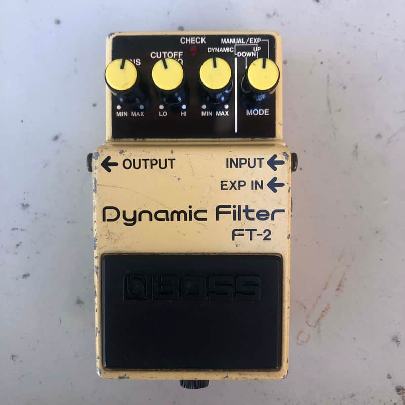 Boss FT-2 Dynamic Filter (Black Label) 1986 - 1989 - Yellow image 1