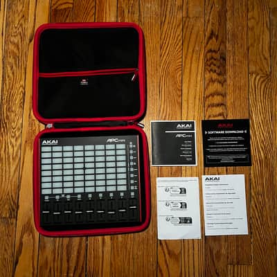 BUNDLE: Akai APC Mini MKII MIDI Controller 2023 - Present - Black & Protective Carrying Case