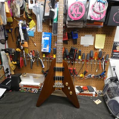 Greco GVB-90 Flying V Bass Circa 1992 - Mahogany / Maple | Reverb
