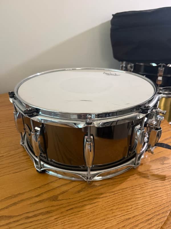 Gretsch Full Range Series Black Nickel Over Steel 6.5x14 Snare Drum image 1