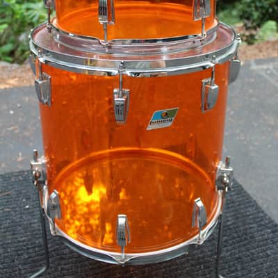 Ludwig Vistalite Toms 70's Amber image 1