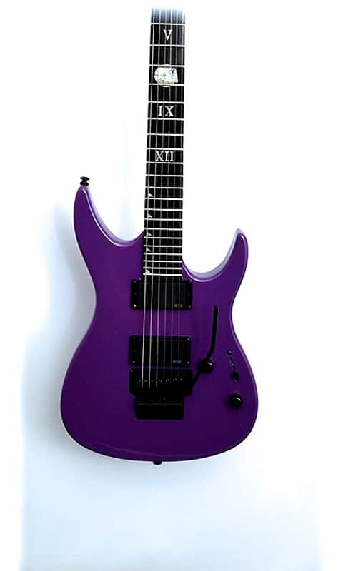 Dean Jacky Vincent C450F Hand Signed Purple | Reverb