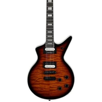 Dean Cadillac Select Quilt Top Electric Guitar, Trans Brazilia Finish, Mahogany Body & Set Neck, Seymour Duncan Pickups image 6