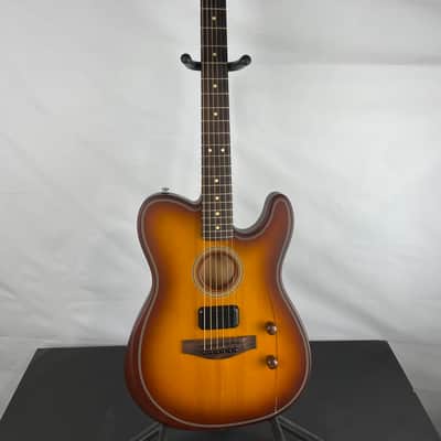 Fender Acoustasonic Standard Telecaster Acoustic-Electric Guitar, Solid Spruce Top, Honey Burst