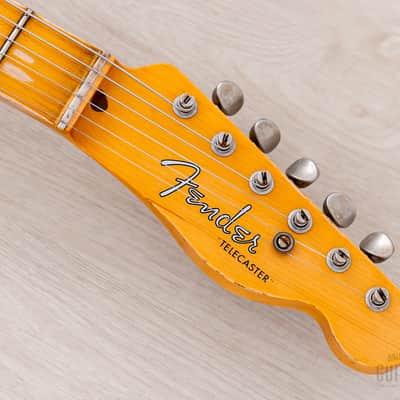 2023 Fender Custom Shop B2 1952 Telecaster Journeyman Relic Aged Nocaster Blonde Flash Coat w/ Case, CoA image 4
