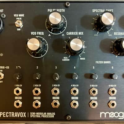 Moog Spectravox Semi-Modular Analog Spectral Processor 2024 - Present - Black with Wood Sides image 7
