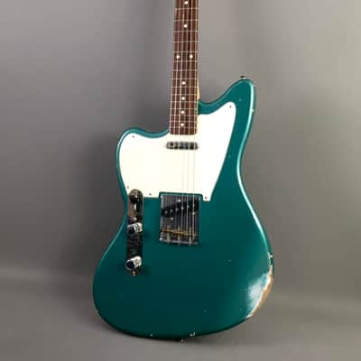 LEFTY! USA Boutique Custom Relic Sherwood Green Metallic | Reverb