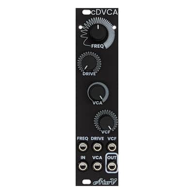 AtoV Project cDVCA Eurorack Waveshaper/VCA/VCF Module (Black) image 1