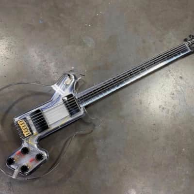 Electrical Guitar Company Aaron Turner 27.5 Baritone 2023 - Polished aluminum neck and polished acrylic body image 1