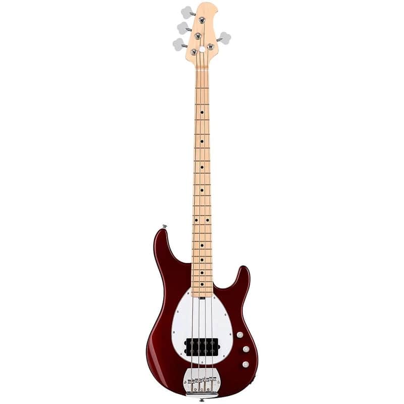 4-String Electric Bass Guitar Candy Apple Red image 1