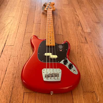 Fender American Professional Classic Mustang Bass, Faded Dakota Red image 2
