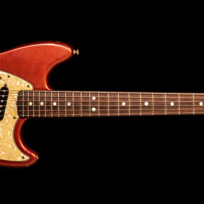 Fender Mustang Competition Candy Apple Red 1972 image 2