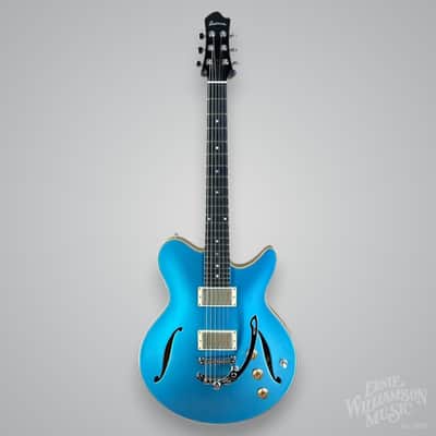 Eastman Romeo LA Hollowbody - Celestine Blue w/ Hardshell Case image 4