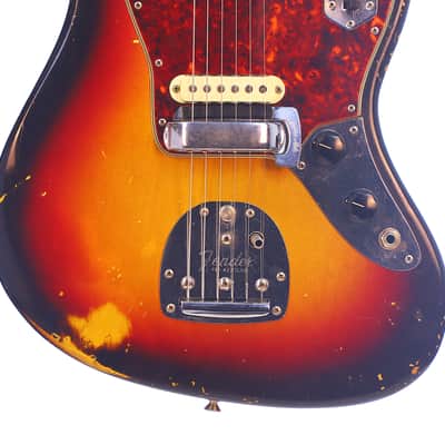 Fender Jaguar 1963 - Sunburst - cool sounding and all original Pre-CBS Jaguar with original hard case - check video! image 4