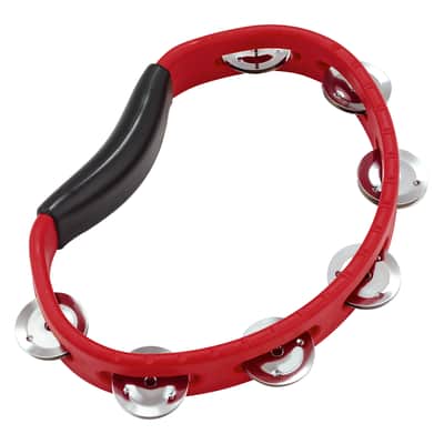Meinl Percussion HTR Headliner Series Hand Held ABS Tambourine - 1 Row, Red (VIDEO) image 1