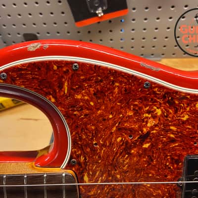 1965 Fender Jazz Bass – Dakota Red w/ Matching Headstock, Original Pickups, OHSC image 14