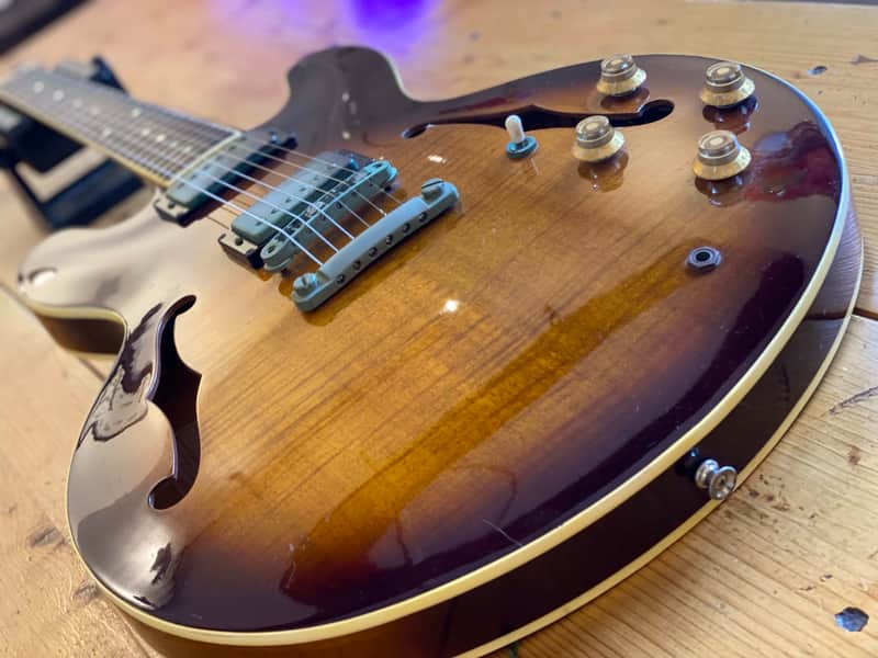Greco Rare Vintage SA900 Semi-Acoustic 1978 Figured Tobacco