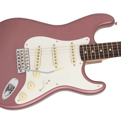 Fender Japan CHAR Stratocaster Electric Guitar, RW FB, Burgundy Mist Metallic image 4