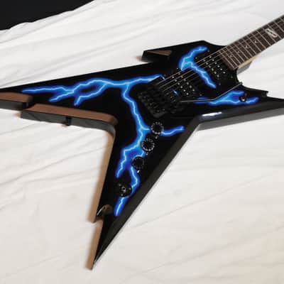 DEAN Razorback Lightning Dimebag electric GUITAR w/LIGHT CASE - Dime - FLOYD - B image 4