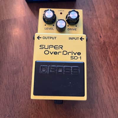 Boss SD-1 Super OverDrive (Silver Label) 1997 - Present - Yellow image 2