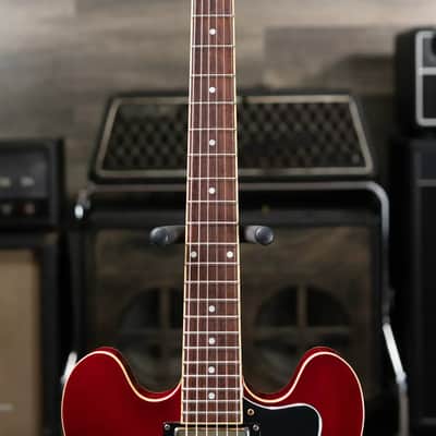 Epiphone Jorma Kaukonen Signature JA-Riviera, Cherry w/ Hardshell Case - Used image 5