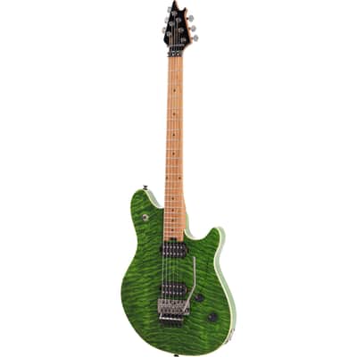 EVH Wolfgang WG Standard Quilt Maple Transparent Green - Electric Guitar image 4