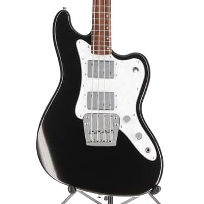 Squier Paranormal Rascal Bass Guitar HH, Laurel Fingerboard Metallic Black (C9) (07421) image 1