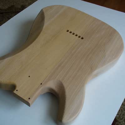 Quarter Sawn American Sycamore T Style Guitar Body for Telecaster® Neck Made in USA image 7