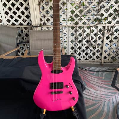 Mitchell MD200 Double Cutaway Electric Guitar Electric Pink image 5