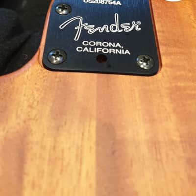 AS NEW WITH TAGS Fender American Acoustasonic Telecaster 2020 - Natural Finish image 8