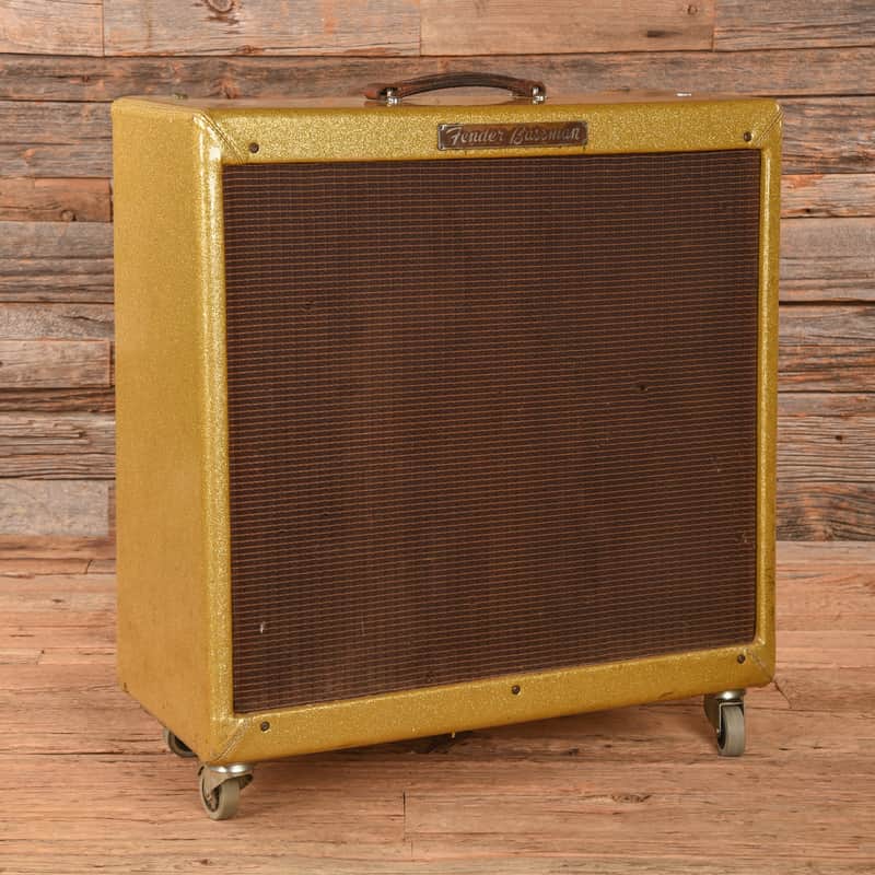 Fender Bassman 5F6A Gold Re-Tolex 1960 image 1