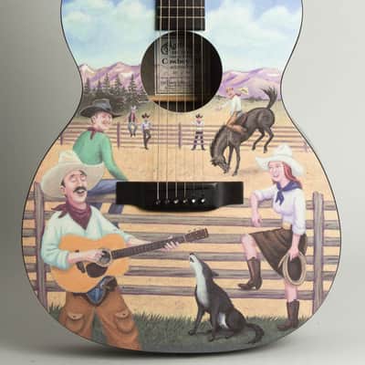 C. F. Martin Cowboy III Auditorium Limited Edition #251/750 Flat Top Acoustic Guitar (2001), ser. #854095, original black hard shell case. image 3