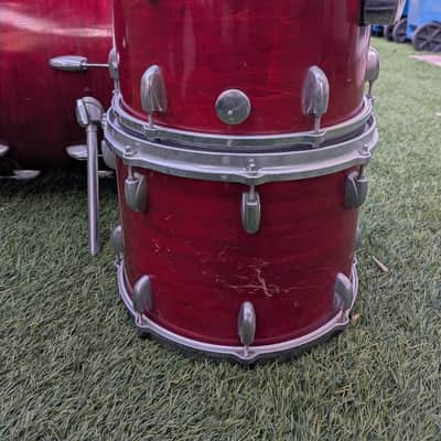 Gretsch 1979-early 80's era USA Custom Shells 24/18/14/13 - Red Wine image 6