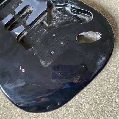 Black HSH Guitar Strat Style Basswood Body image 3