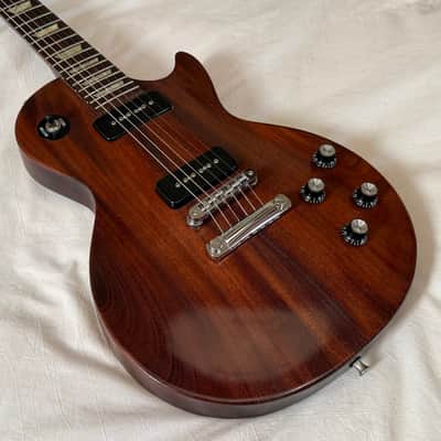 2009 Gibson Les Paul Studio Mahogany Top P90 - Vintage Gloss Brown - Free Pro Setup - 6.9 lbs image 4