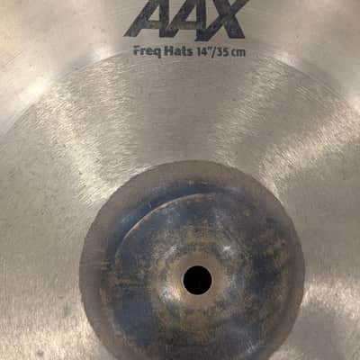 Sabian 14" AAX Freq Hi-Hat Cymbals (Pair) 2019 - Present - Lathed/Unlathed image 3