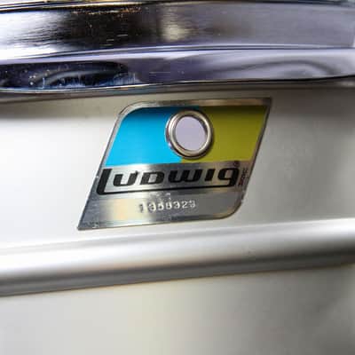 LUDWIG L-404 70s Acrolite S/N 1356323 14x5 Radick 1970s Acrolite Snare Drum [1356323] (07/27) image 7