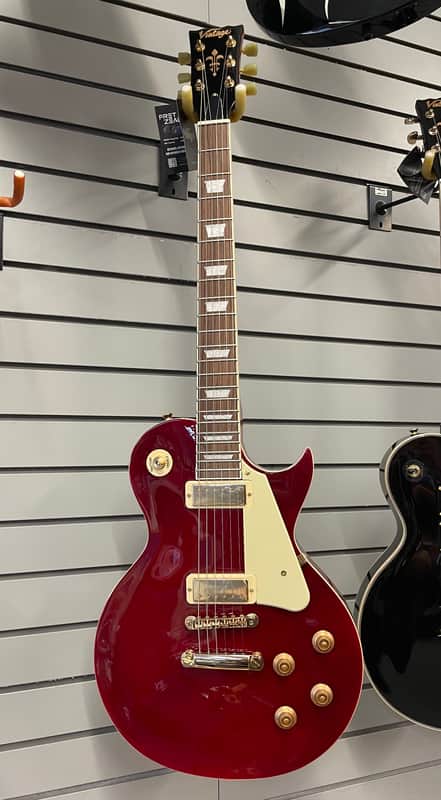 Vintage V100M-WR Reissued Series Single Cut 2022 - Present - Wine Red image 1