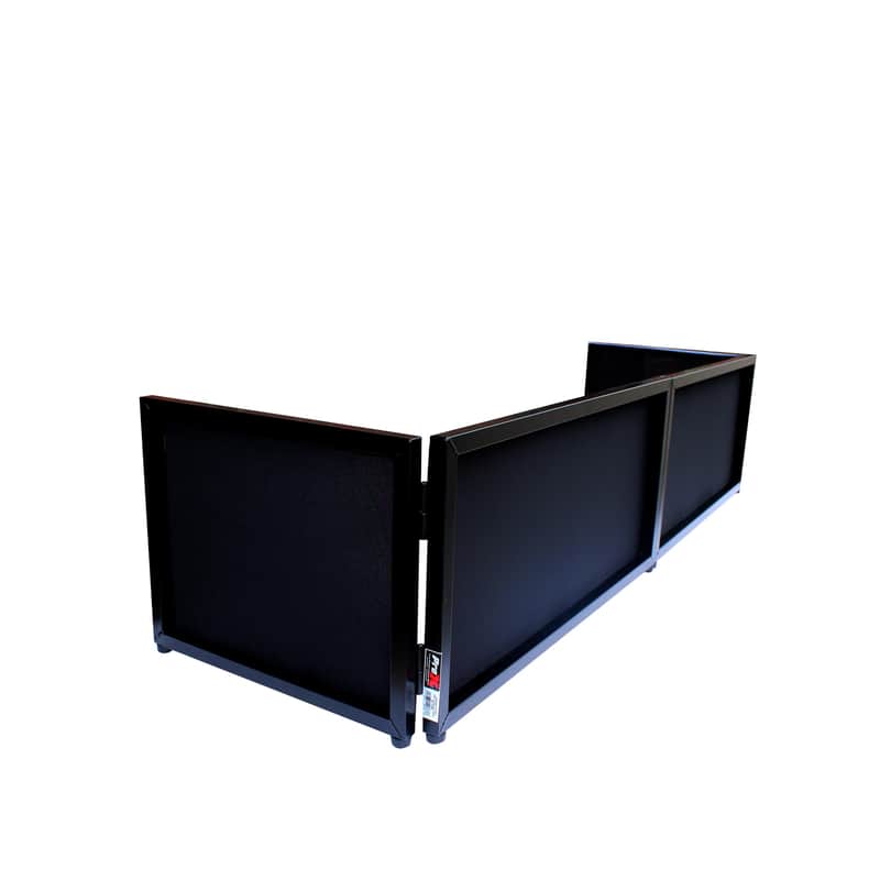 ProX DJ Facade BLACK Frame with White & Black Scrims Package + Carry Bag image 1