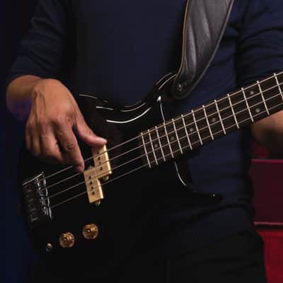 Washburn SB4B Wing Series Scavenger Ashwood Body 4-String Electric Bass Guitar image 9