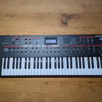 Dave Smith Instruments Prophet 12 61-Key 12-Voice Polyphonic Synthesizer 2013 - 2018 - Black with Wood Sides