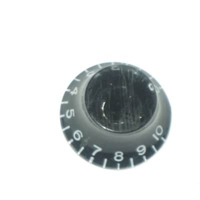 one pair (2 individual knobs) used relic'd genuine Gibson Black TOP HAT Knobs (model PRHK-010) knobs have some visible imperfections from use (the other two knobs from the from the PRHK-010 set are NOT included) image 13