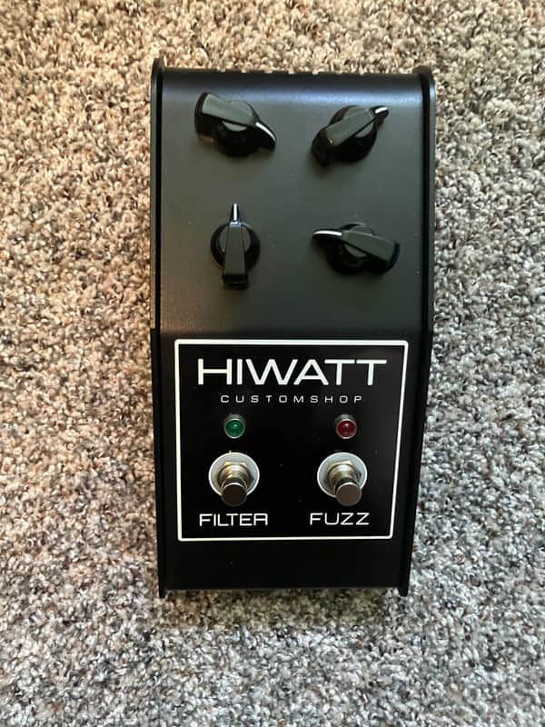 Hiwatt Custom Filter Fuzz 2021 - Present - Matte Black image 1